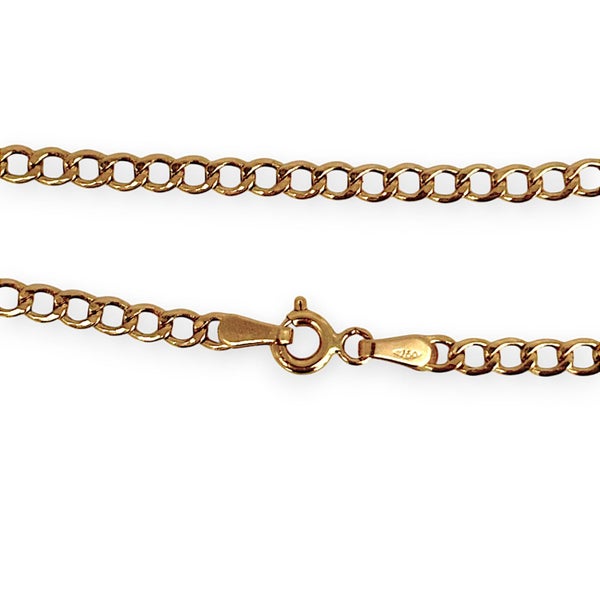 18K Gold As New 45cm Linea Cable Link Chain. R # 77662938586067331112