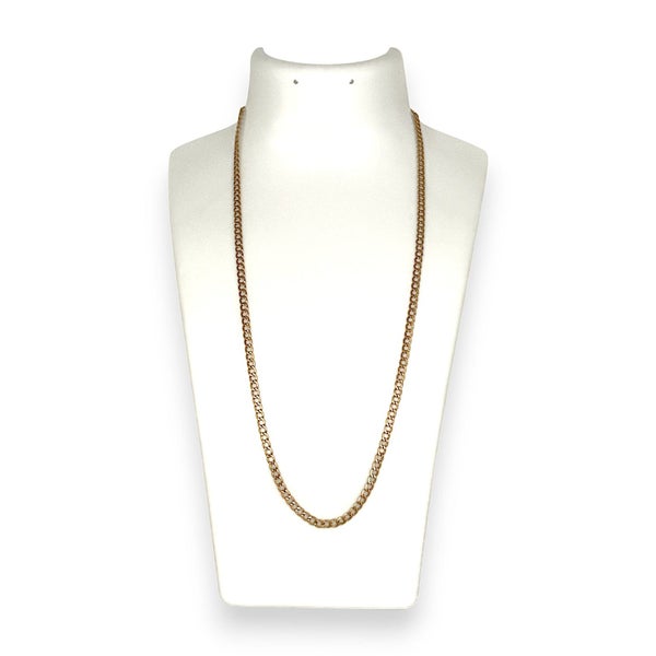 18K Gold As New 45cm Linea Cable Link Chain. R # 77662938586067331114