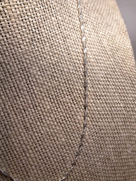 Jewellery Clearance - Eye-catching Silver Twisted Curb Chain - 40cm Carousel 2