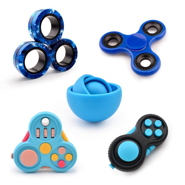 Yrissmiss Fidget Toys Adults Pack 5Pcs Fidget Spinner with Magnetic Rings Gyro F Carousel 1