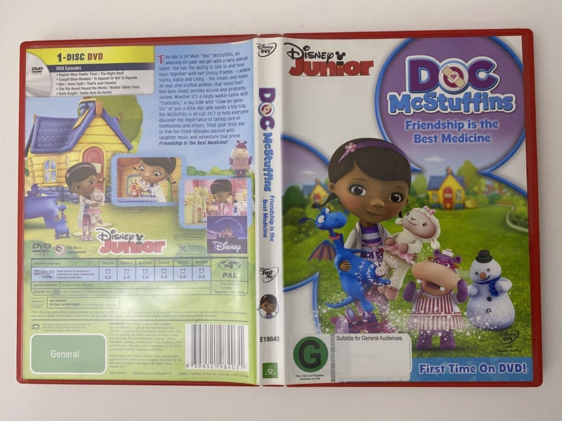Doc Mcstuffin DVD's x3 (family) #170564498749030018110