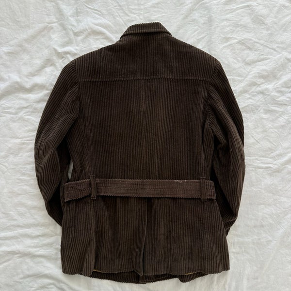 Vintage 1960s Fitzroy Belted Corduroy Coat New Zealand Made62932728111745113