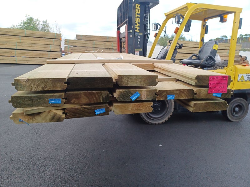 PINE RETAINING TIMBER - TG&V 180 x 42mm H4 - 85m - TS7745 Carousel 2