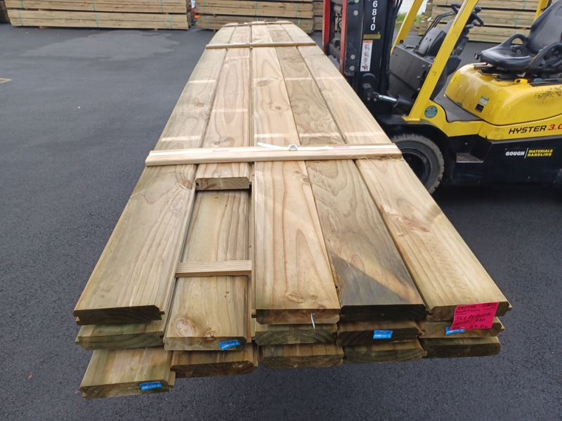 PINE RETAINING TIMBER - TG&V 180 x 42mm H4 - 87m - TS774662866851931650113