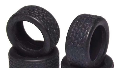 Slot Car Accessories - Scalextrix - Tyres (4) Carousel 1