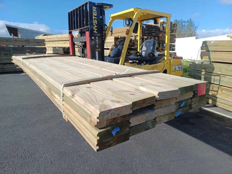 PINE RETAINING TIMBER - TG&V 180 x 42mm H4 - 106m - TS7750628668519490581117