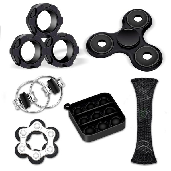 Vipctery 6Pcs Fidget Toys Adults Teens ADHD Autism Toys Adults Office Cool Gadge Carousel 1