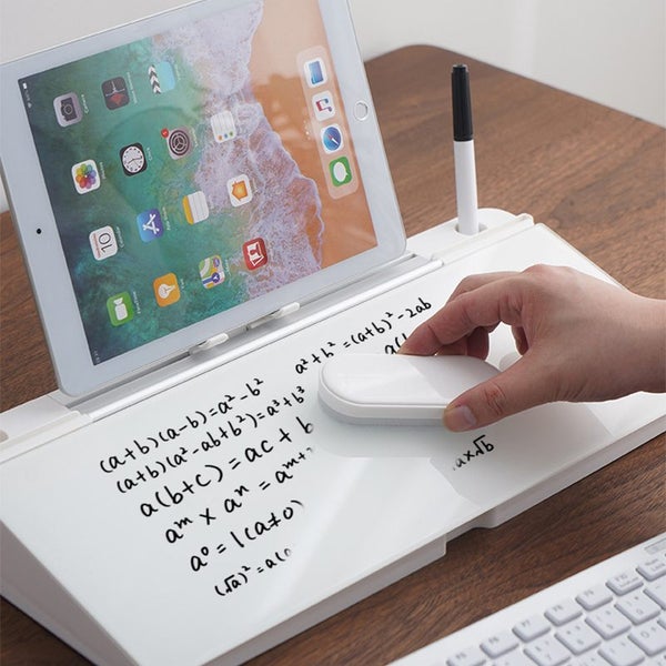 STORFEX Desktop Whiteboard Organizer with Accessories Carousel 5