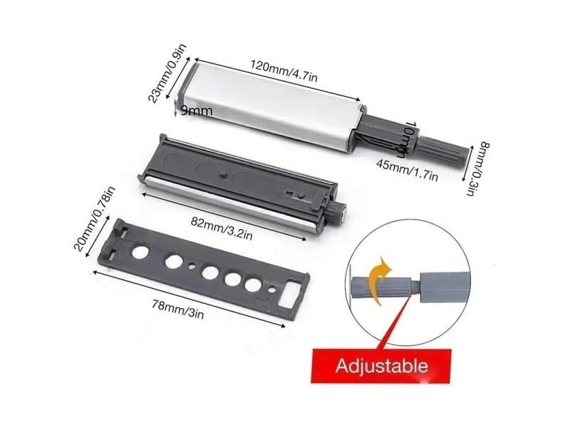 Push Latches For Cabinets 6/3/1 Pack Push To Open Cabinet Hardware Push Press Carousel 1