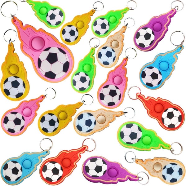 24 Packs Mini Backpack Pop Fidget Bubble Toys Bulk Sport Classroom Students Pri Carousel 1