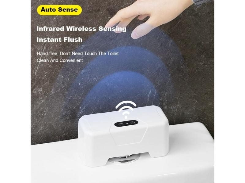 Smart Toilet Sensor Flusher Device Bathroom Touch-free Water Tank Automatic Carousel 1