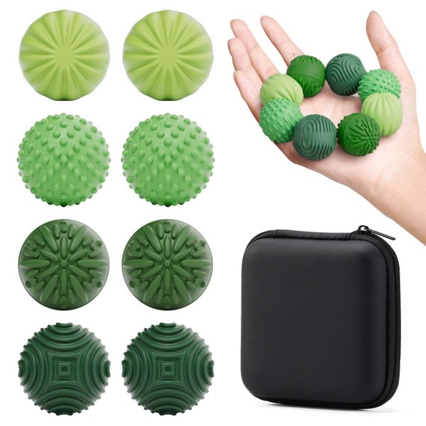 Silicone Magnetic Balls Fidget Toys for Adults & Teens 8PCS Stress Relief Sensor Carousel 1