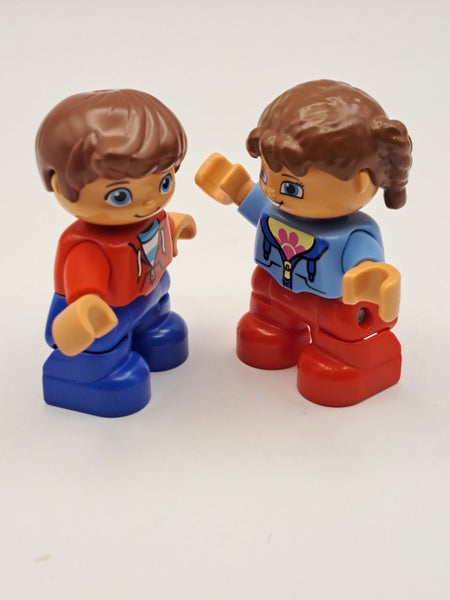 DUPLO LEGO - Figures 2 x CHILDREN Figures Carousel 1