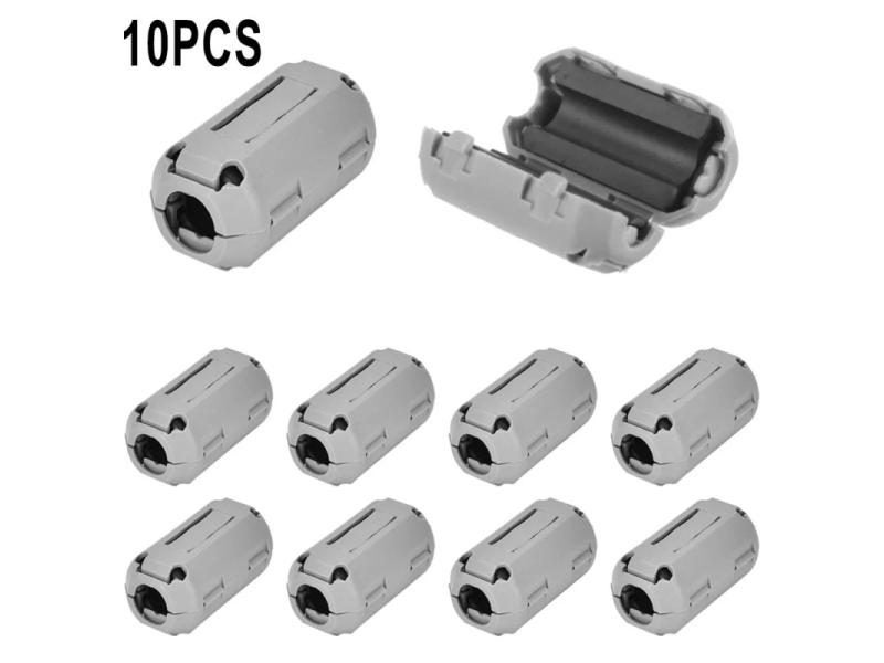 10Pcs 5mm Ferrite Core Noise Suppressor Filter Ring Cable Clamp RFI For Carousel 1