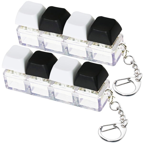 2 Psc Keyboard Fidget Toy Keyboard Fidget Keychain 4in1 Keyboard Decompressio Carousel 1