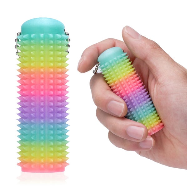 1PC Little Ouchies Fidget Keychain for Adults Spiky Grippie Stim Sensory Toy P Carousel 1