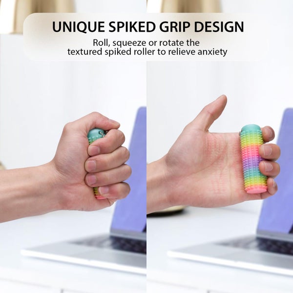 1PC Little Ouchies Fidget Keychain for Adults Spiky Grippie Stim Sensory Toy P Carousel 3