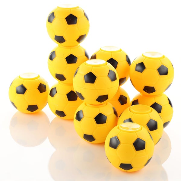 Spinner Balls 1.4'' Mini Fidget Spinner Soccer Balls 12 Soccer Party Favors C Carousel 1
