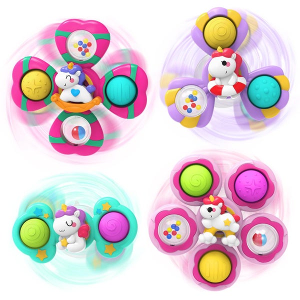 Fidget Spinner 1 2 Year Old Girl Boy Birthday Gifts Baby Bath Toys for Kids Ages Carousel 1