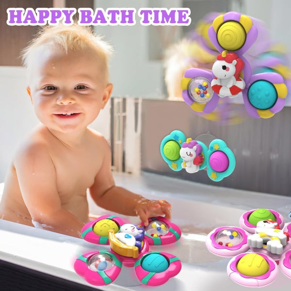Fidget Spinner 1 2 Year Old Girl Boy Birthday Gifts Baby Bath Toys for Kids Ages Carousel 2