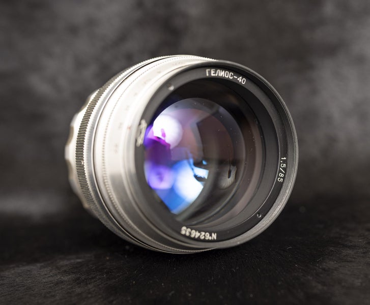 Russian Soviet lens Helios-40 80mm f1.5 KMZ M39 mount Carousel 2