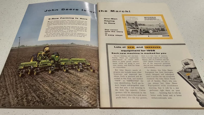 Modern Farming with John Deere Quality Farm Equipment 1958 Edition Carousel 2