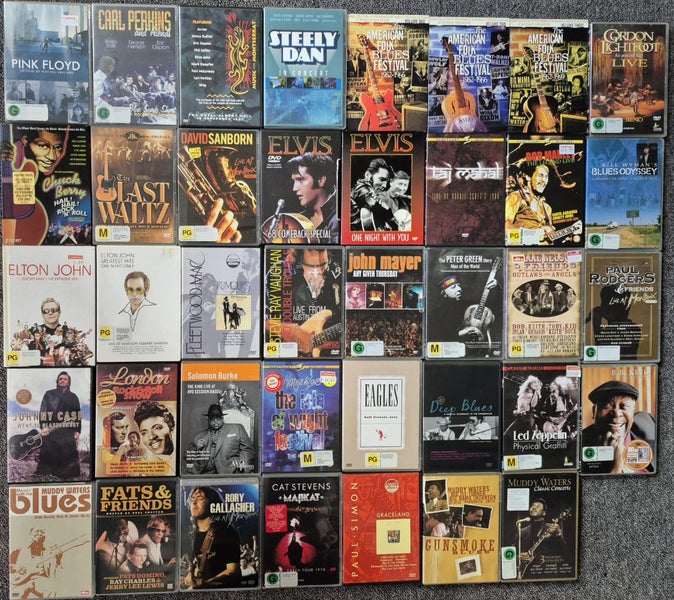 Comprehensive, 199 DVDs music collection Carousel 1