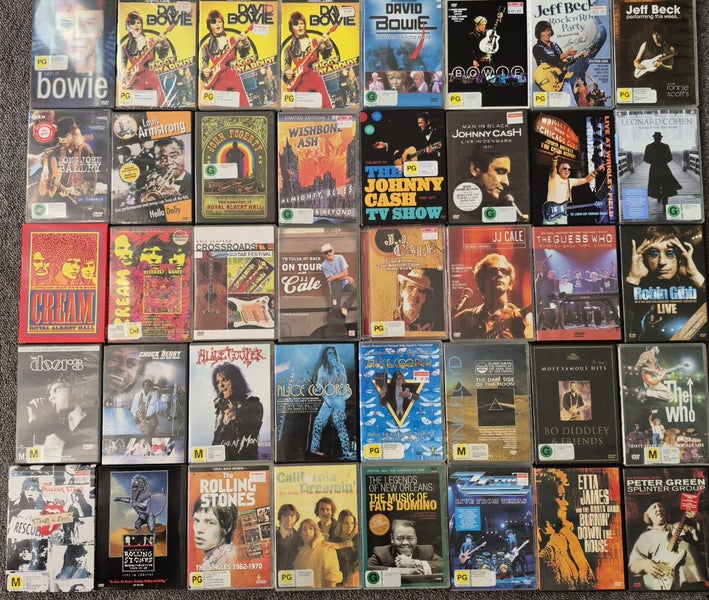 Comprehensive, 199 DVDs music collection Carousel 2
