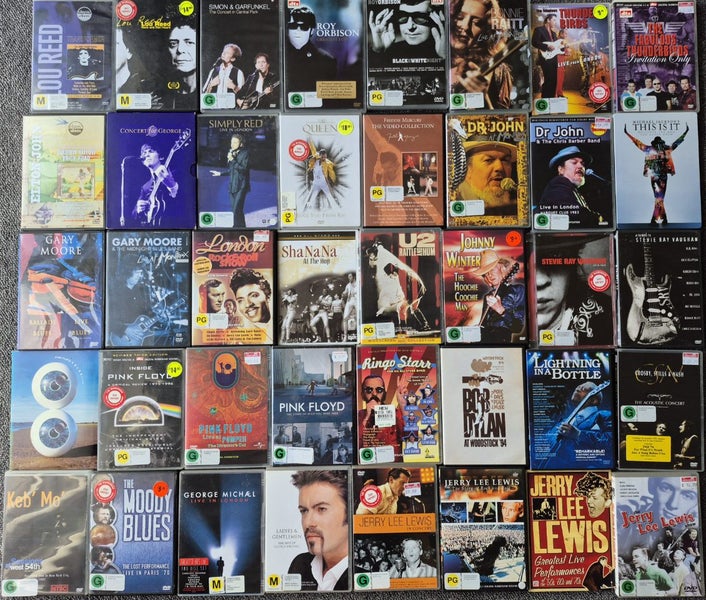 Comprehensive, 199 DVDs music collection Carousel 5