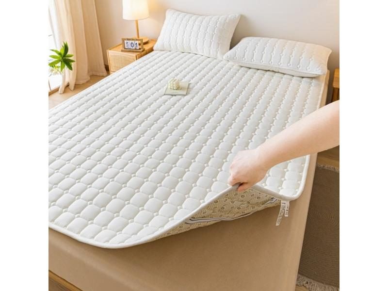 1pc Quilted Thick Mattresses Toppers Waterproof Mattress Pad Cover All-Season Carousel 1