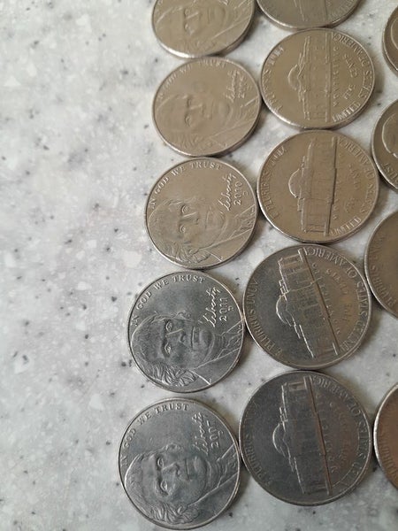 USA 5 Cent Coins Liberty. Qty 16. Excellent Order Carousel 3