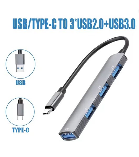 Type-c to 3 Port Hub , Data, + PD 100 w Carousel 1