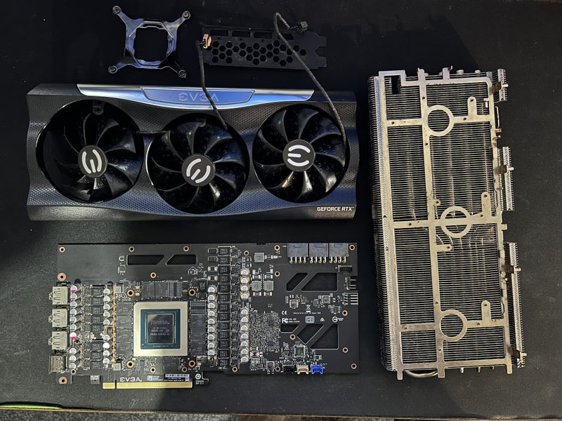FOR PARTS - EVGA RTX 3080 10GB FTW3 Ultra Carousel 2