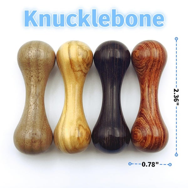 LXQQFUN Knucklebone Wooden Bone Toys Finger Skill Toys Portable EDC Desktop Fi Carousel 3