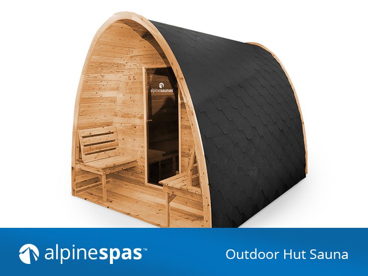 OUTDOOR HUT SAUNA - ALPINE SPAS Carousel 1