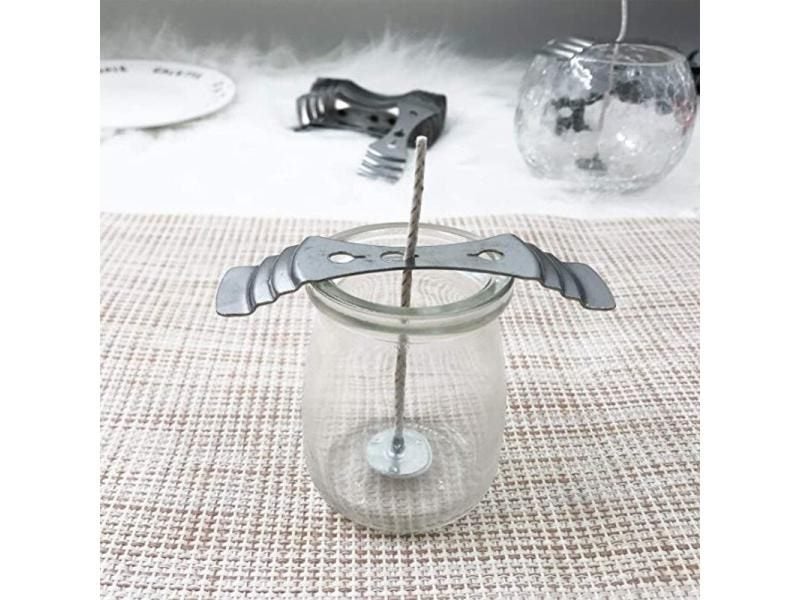 2PCS Candle Wicks Fixing Tool DIY Holder Centering Device Candle Making Carousel 1