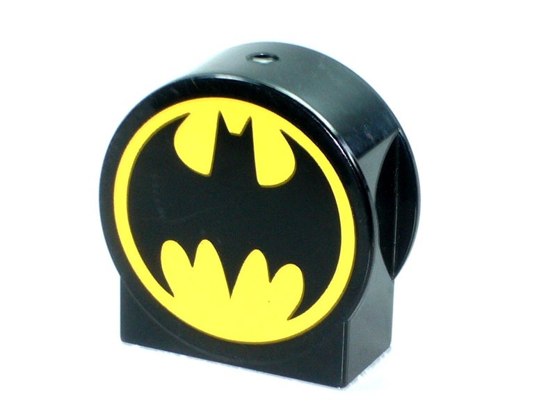 ®™DUPLO - Black Brick Round Top with Batman Logo Pattern ~Retired 2017~ Carousel 2