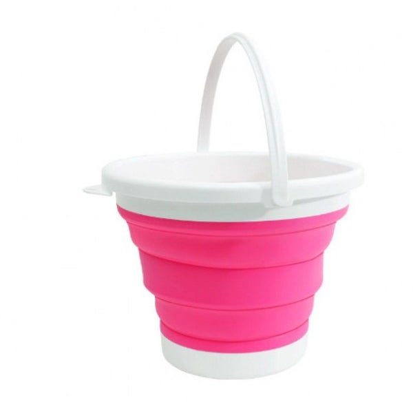 3L Collapsible Bucket Portable Folding Water Bucket Car Washing Fishing Bucket Carousel 1