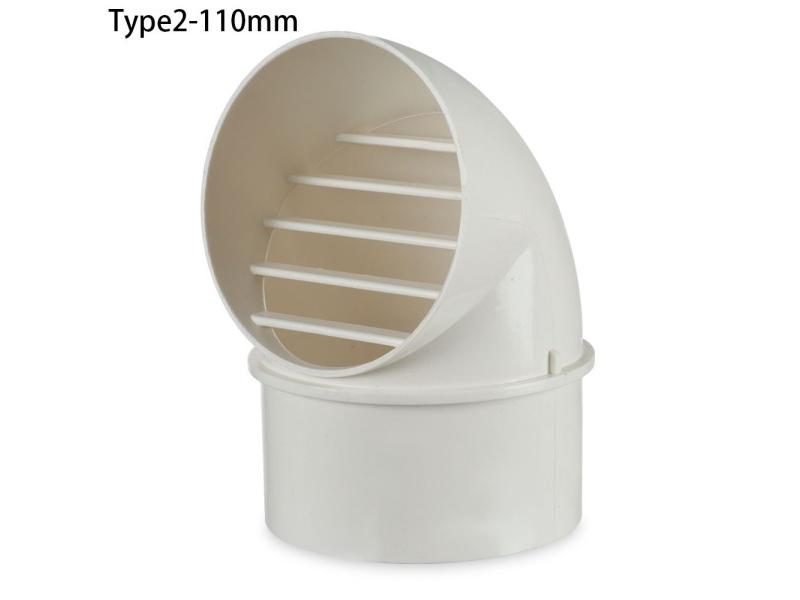 PVC Wall Ceiling Air Vent Ducting Ventilation Exhaust Grille Cover Home Tube Carousel 1