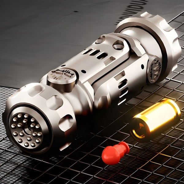 Metal Tungsten Steel Fidget Toy Gun Fidget Slider Fidget Gun Stress Relief Relax Carousel 1