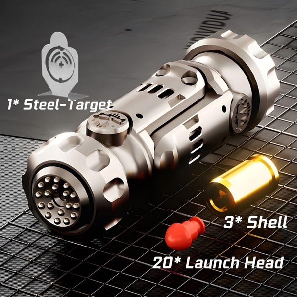 Metal Tungsten Steel Fidget Toy Gun Fidget Slider Fidget Gun Stress Relief Relax Carousel 2