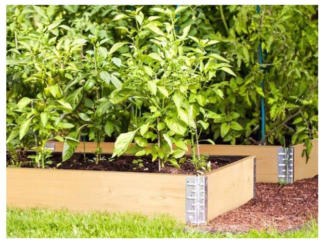 Wooden Raised Stackable Garden Bed 120cm x 100cm Carousel 2