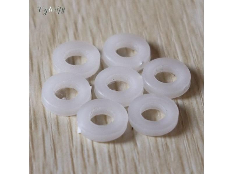 Nylon Washer For Drum Screw Drum Lug 100Pcs White Nylon Plastic Flat Washers Carousel 1