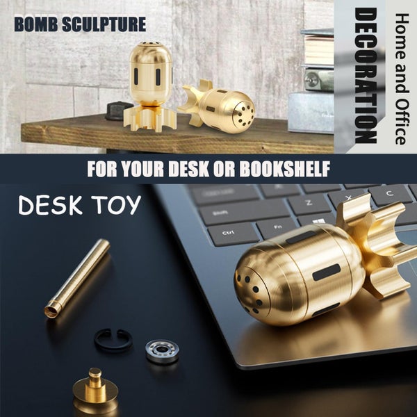YJPPDD Atomic Bomb Fidget SpinnerDesk Toys Metal Fidget Toys Adults EDC Silen Carousel 2