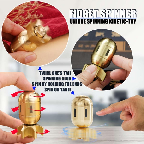 YJPPDD Atomic Bomb Fidget SpinnerDesk Toys Metal Fidget Toys Adults EDC Silen Carousel 3
