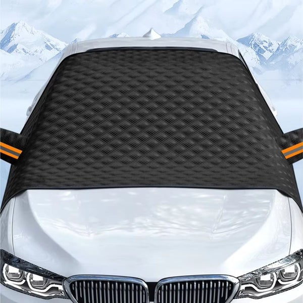 Large Magnetic Snow Cover for Car Windshield Carousel 2
