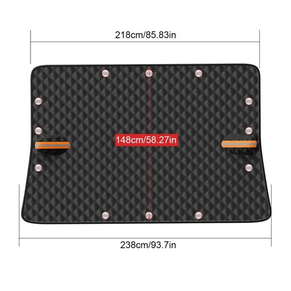 Large Magnetic Snow Cover for Car Windshield Carousel 7