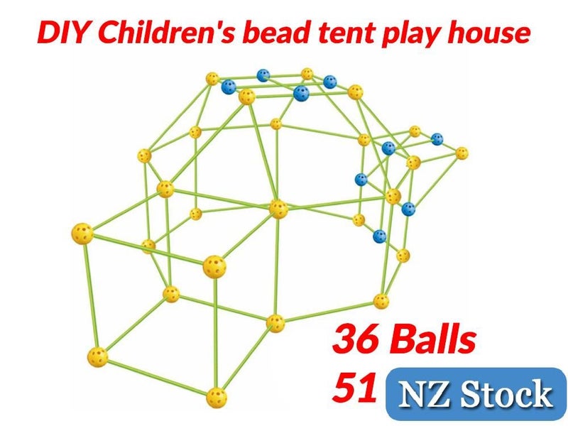 PTN NEW Kids Construction Fort Building Kit Sale Sale Carousel 2