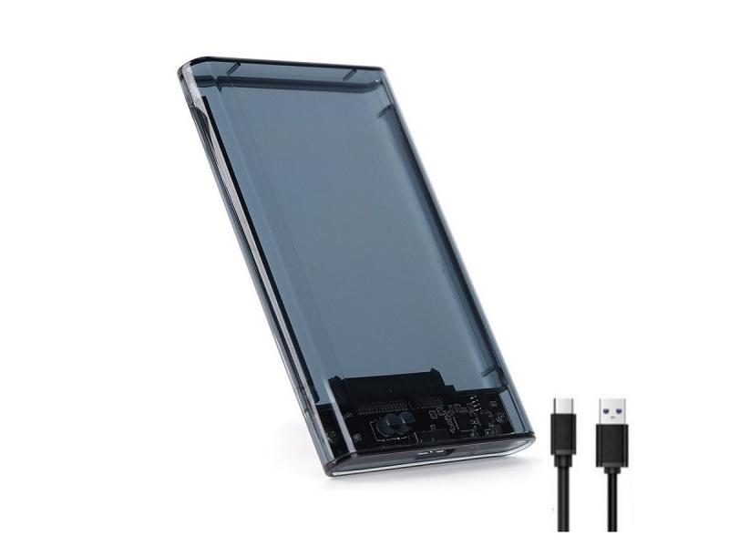 USB 3.0 2.5" SATA HDD SSD External Hard Drive Case For PC Laptop Carousel 1