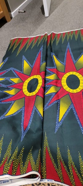 Real Wax Print Fabric. 5.486 Meters Carousel 2